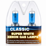 H4 Classic Super White Xenon Gas Lamps