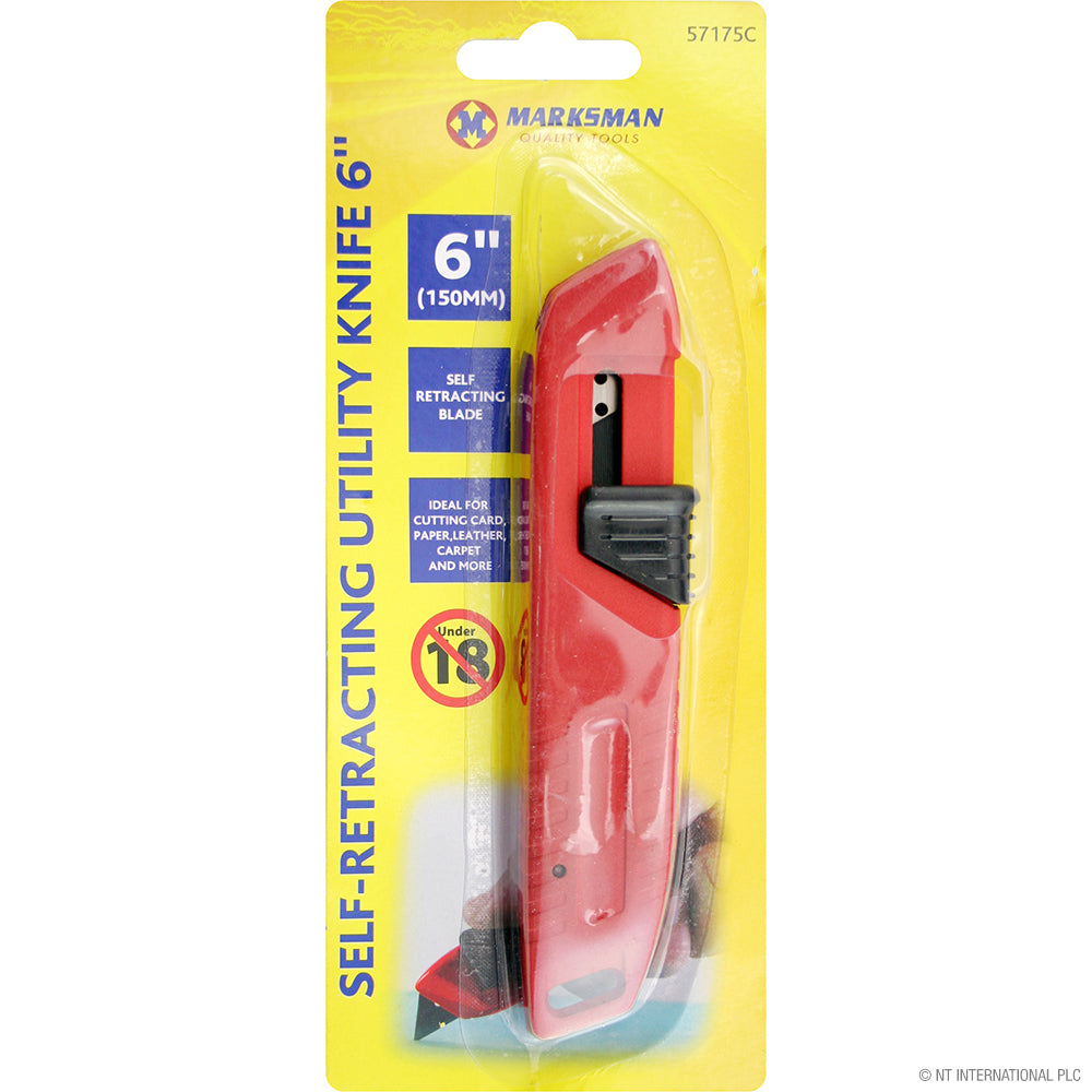 6"/15cm Self Retracting Utility Knife