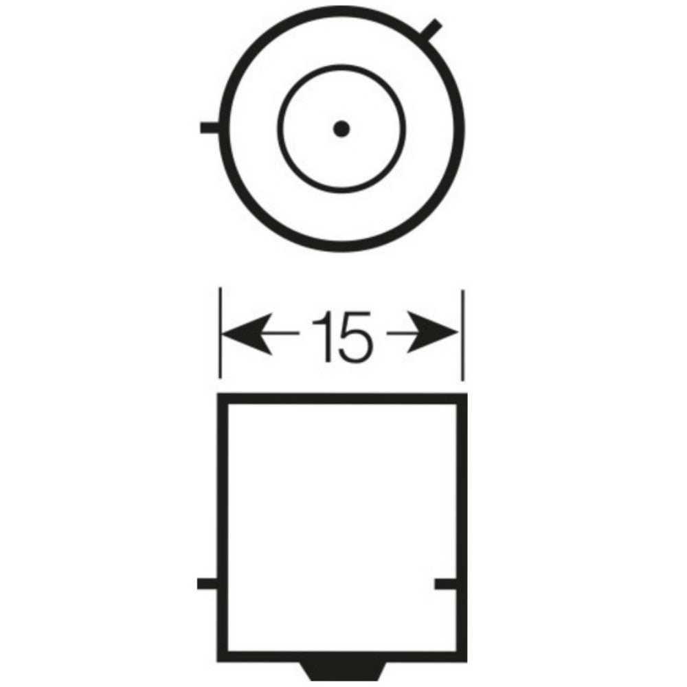 Osram 581 PY21W 12V 21W Ultra Life Bayonet Bulbs BAU15S (Twin Blister)