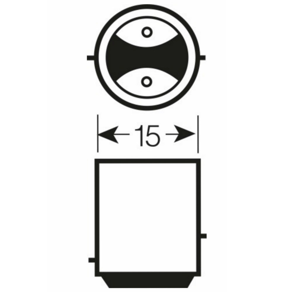 Osram 380 Ultra Life P21/5W Brake & Tail Light Bulbs (Twin Pack)