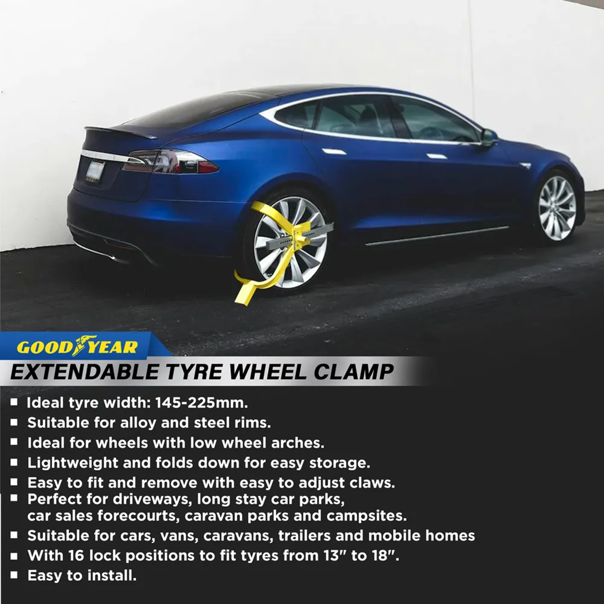 Goodyear Extendable Tyre Wheel Clamp