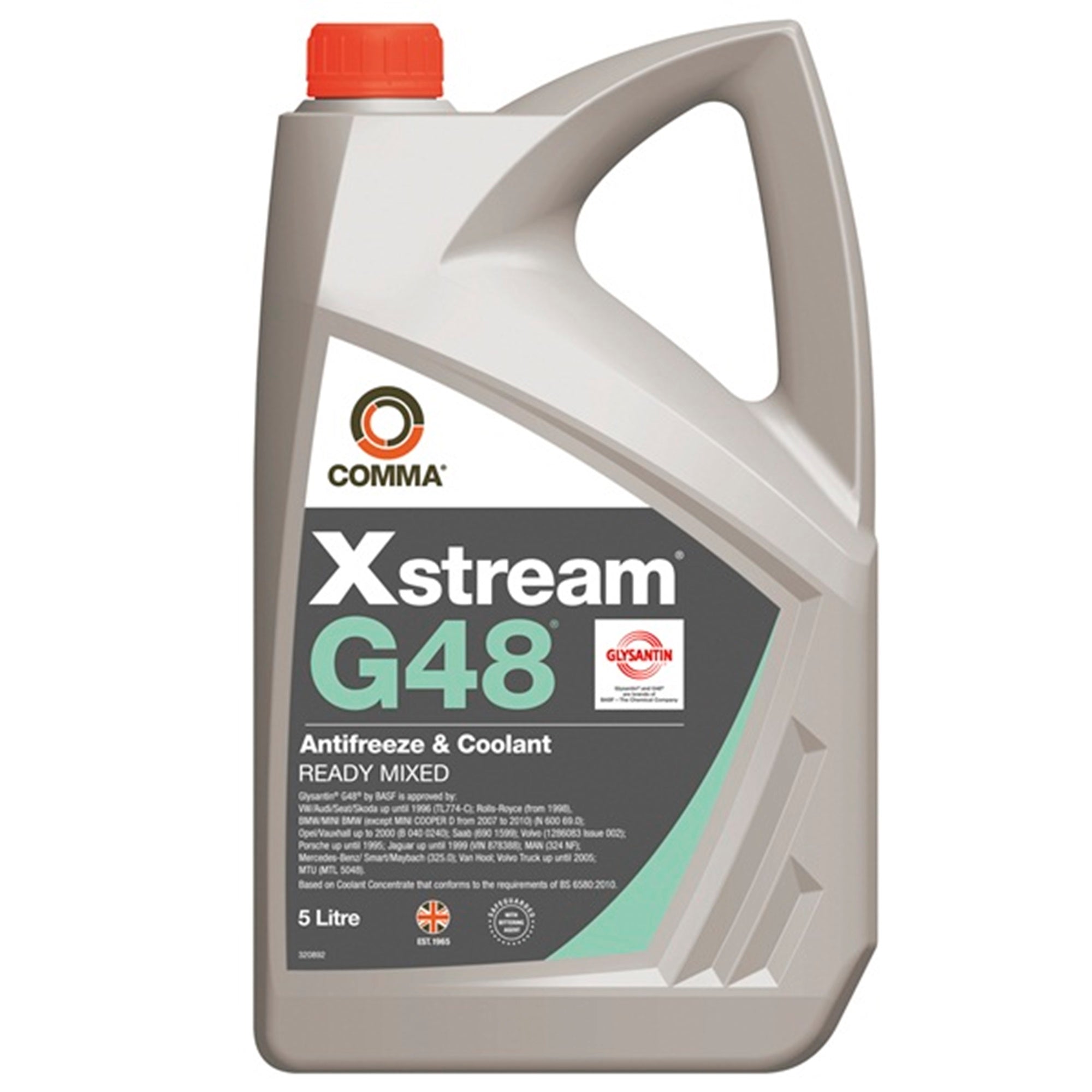 Comma Xstream G48 Antifreeze & Coolant Ready To Use 5 Litre