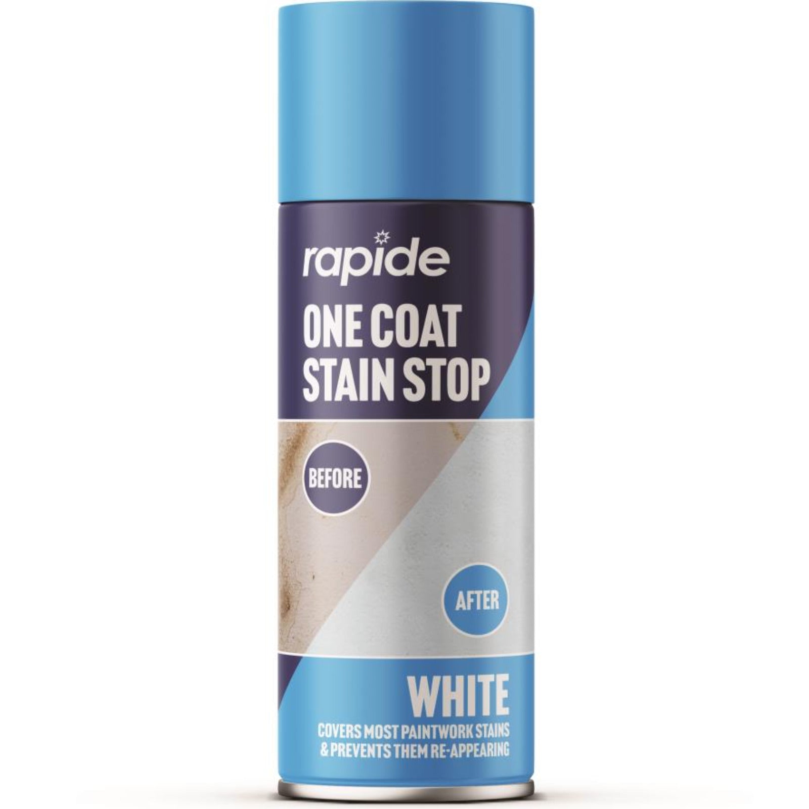 Rapide One Coat Stain Stop Spray White 400ml