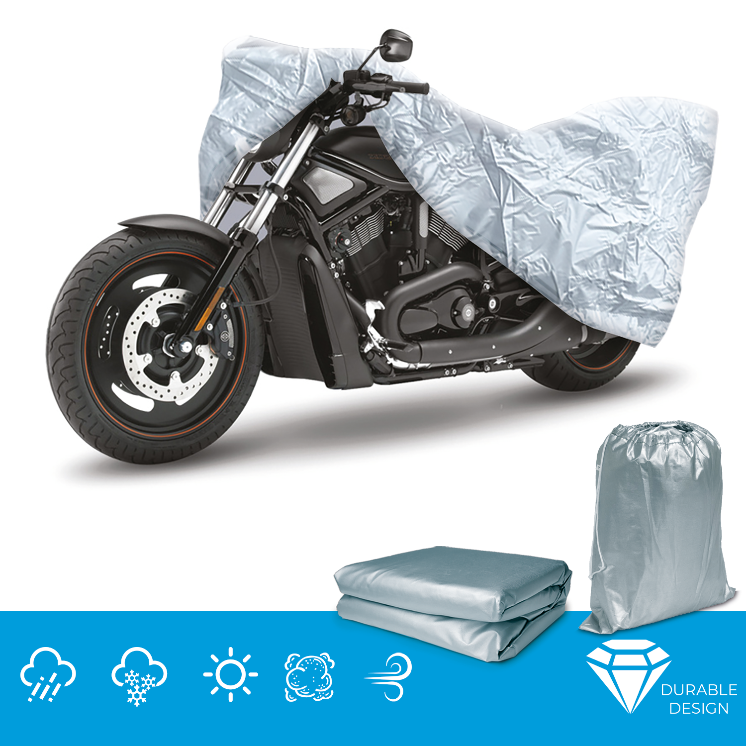 Simply Auto 'XL' Motorcycle Cover