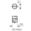 Osram 501A WY5W Amber 12V 5W Side & Tail Light Bulbs (Twin Blister)