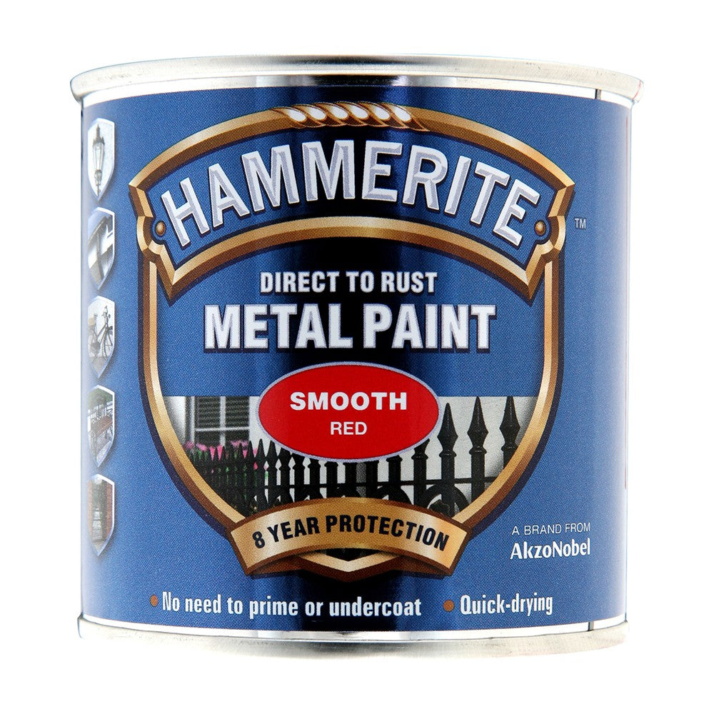 Hammerite Direct to Rust Metal Paint Smooth 250ml