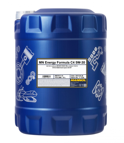 MANNOL Energy Formula C4 Engine Oil 5W-30 10L
