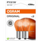 Osram 581 12v Py21w Original Amber Bayonet Bulbs Bau15s (Twin Blister)
