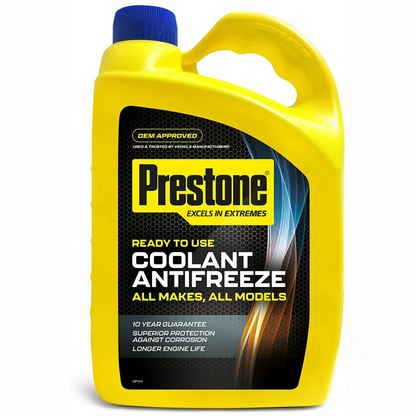 Prestone Coolant/Antifreeze - Ready To Use 4 Litre