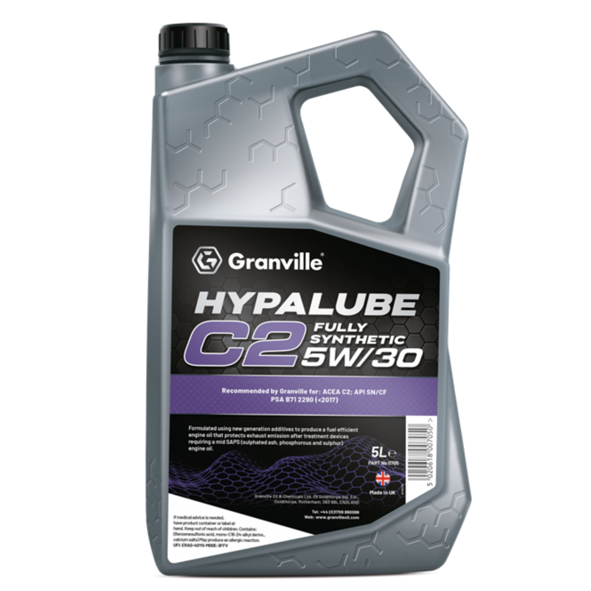 Granville Hypalube C2 Engine Oil 5W-30 5L