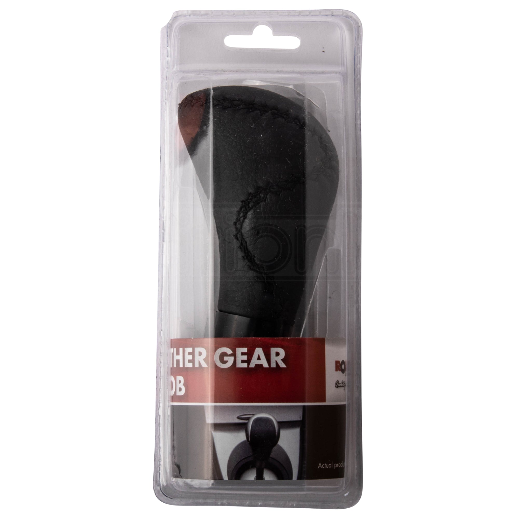 Leather Gear Knob - Black