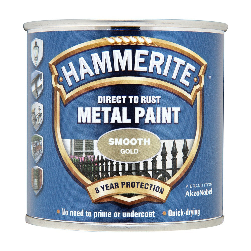 Hammerite Direct to Rust Metal Paint Smooth 250ml