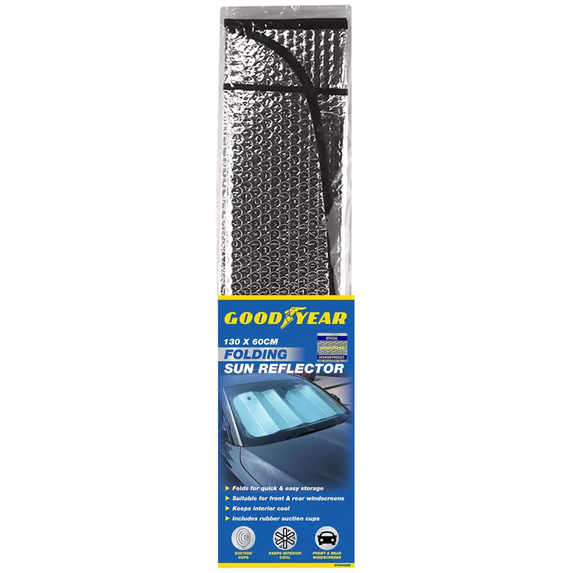 Goodyear Folding Sun Reflector 60 x 130 cm