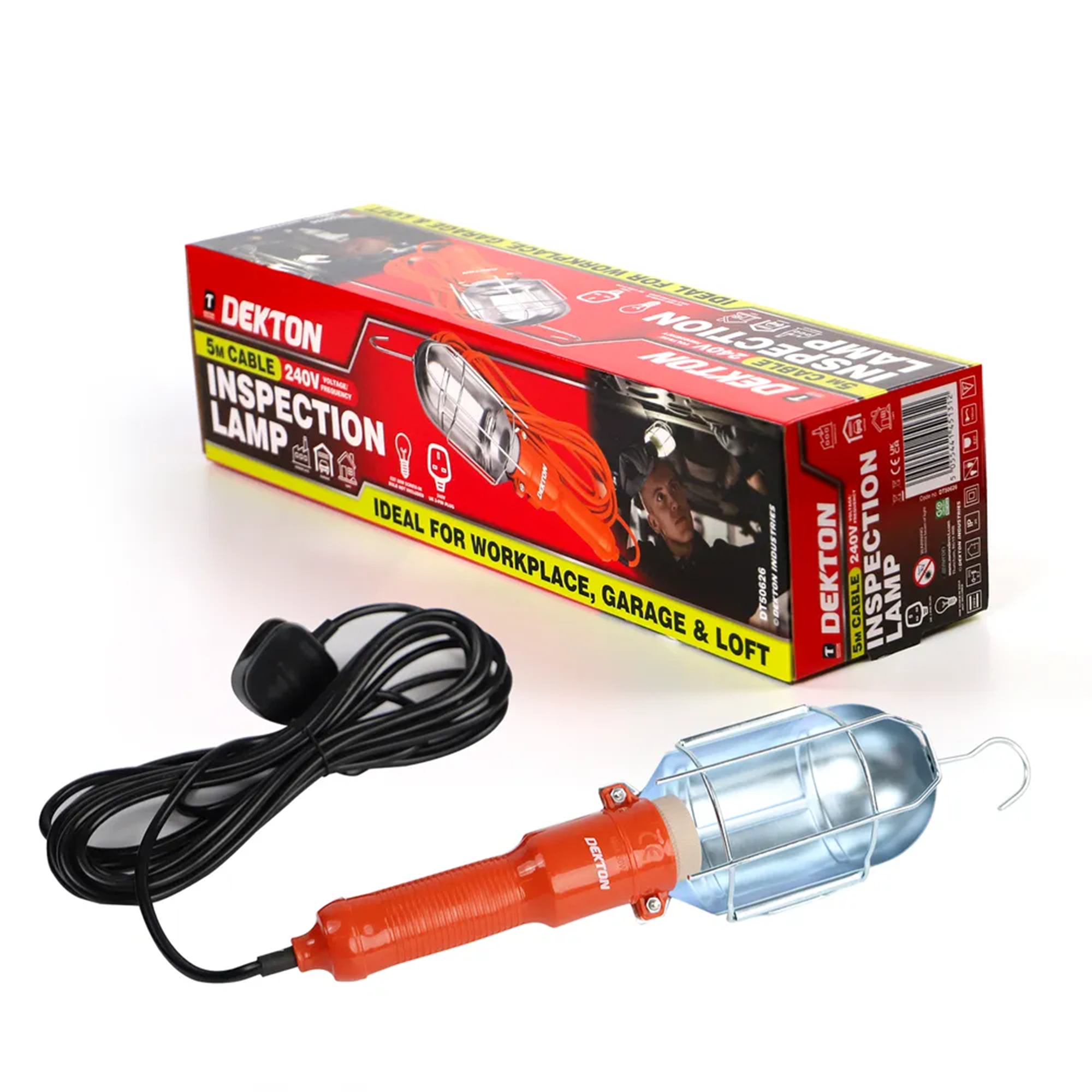 Dekton Corded Inspection Lamp