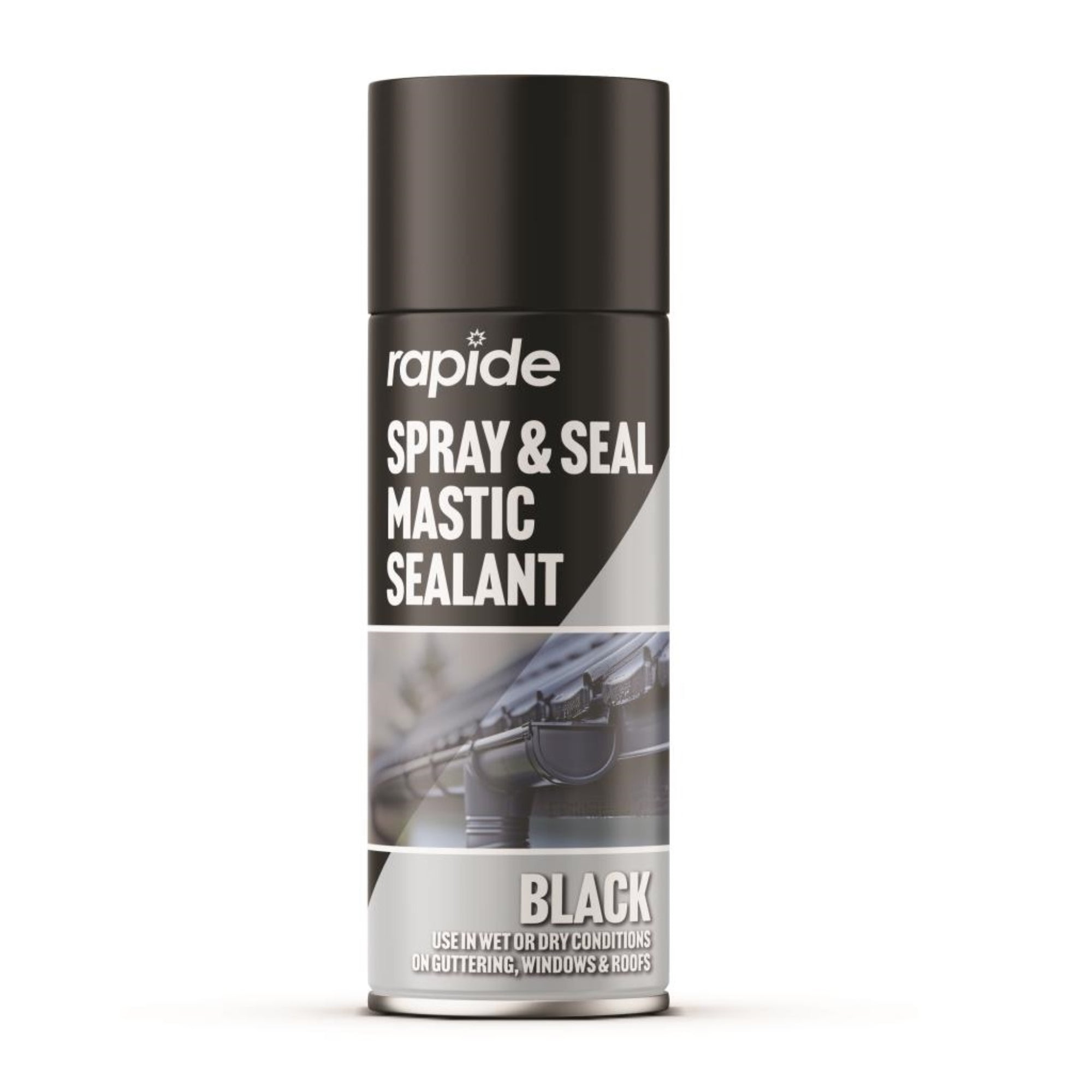 Rapide Spray and Seal Mastic Sealant Black 400ml
