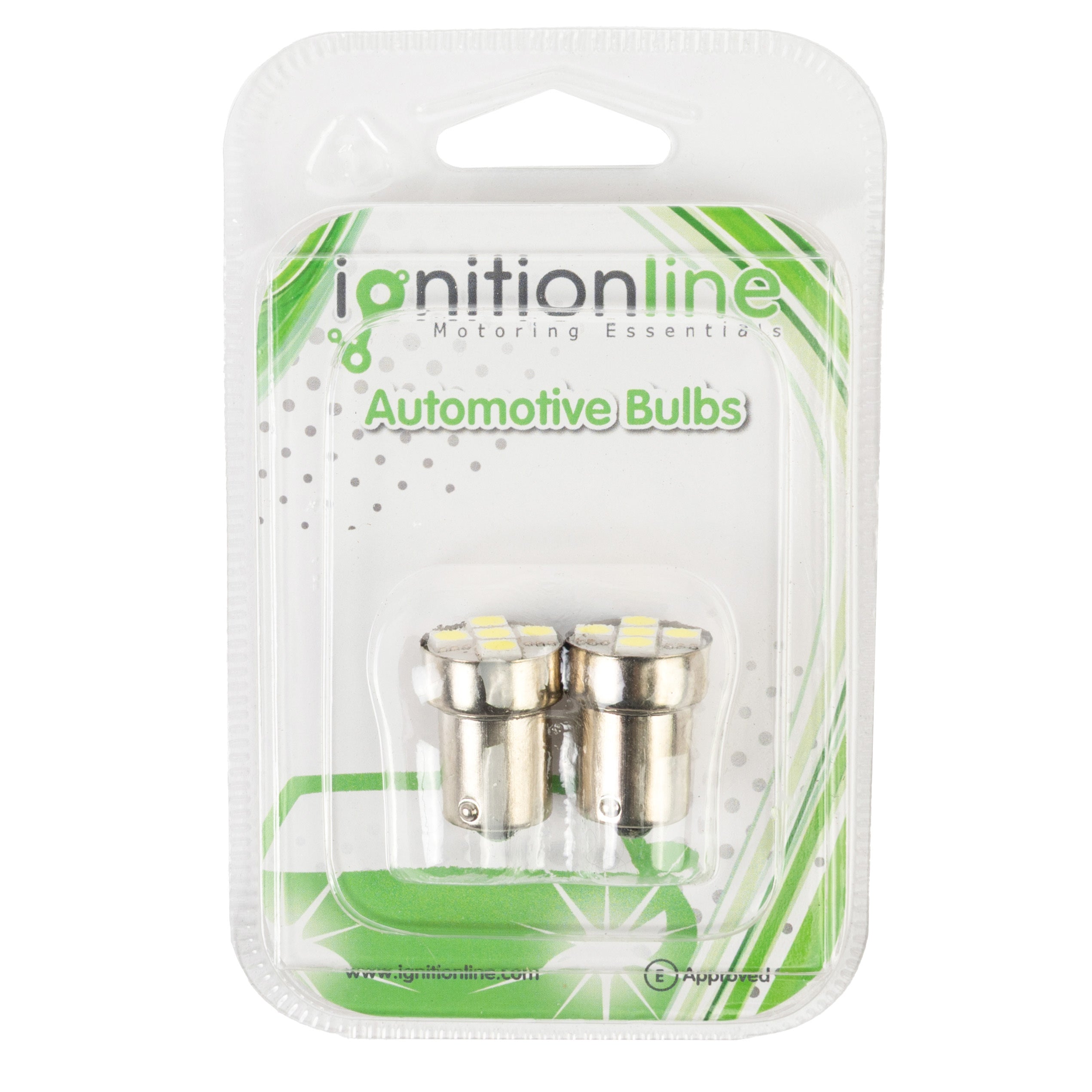 207 White LED 12V 5W Side & Tail Light Bayonet Bulbs (Twin Pack)