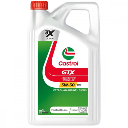 Castrol GTX 5W-30 RN17 Engine Oil 5L