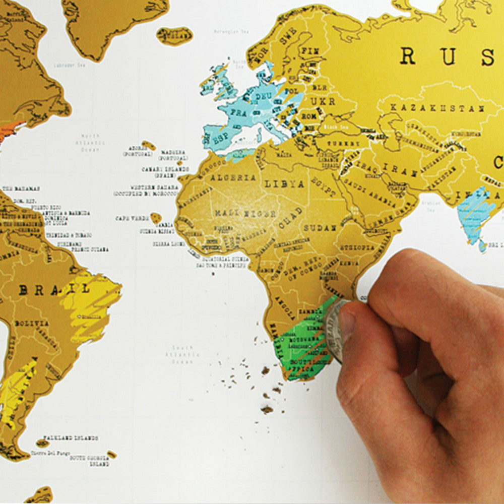 LUKSTRA Scratch Map Travel