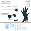 Simply Sanitize 100pk Medium Black Nitrile Gloves
