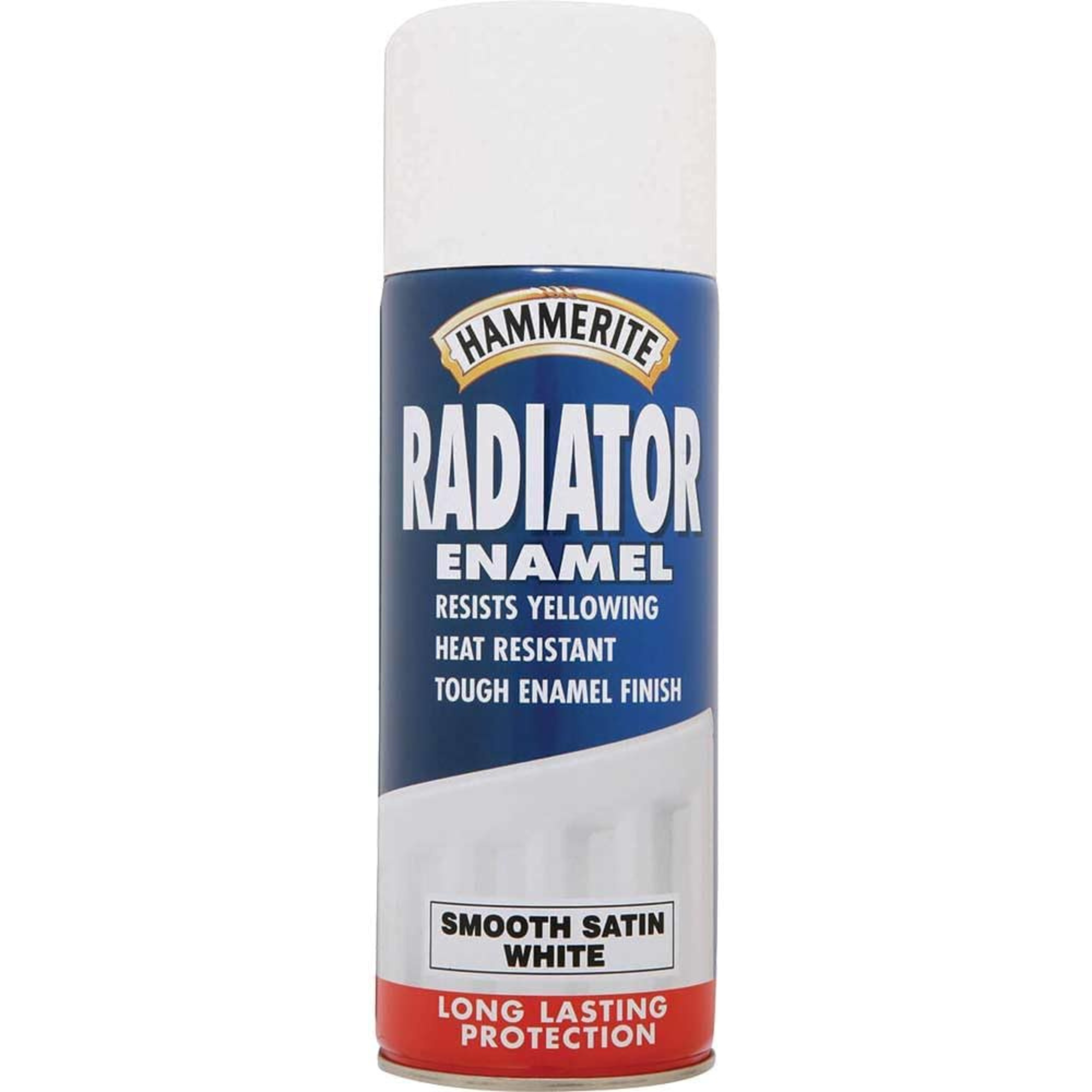 Hammerite Spray On Paint - Radiator Paint Satin White - 400ml