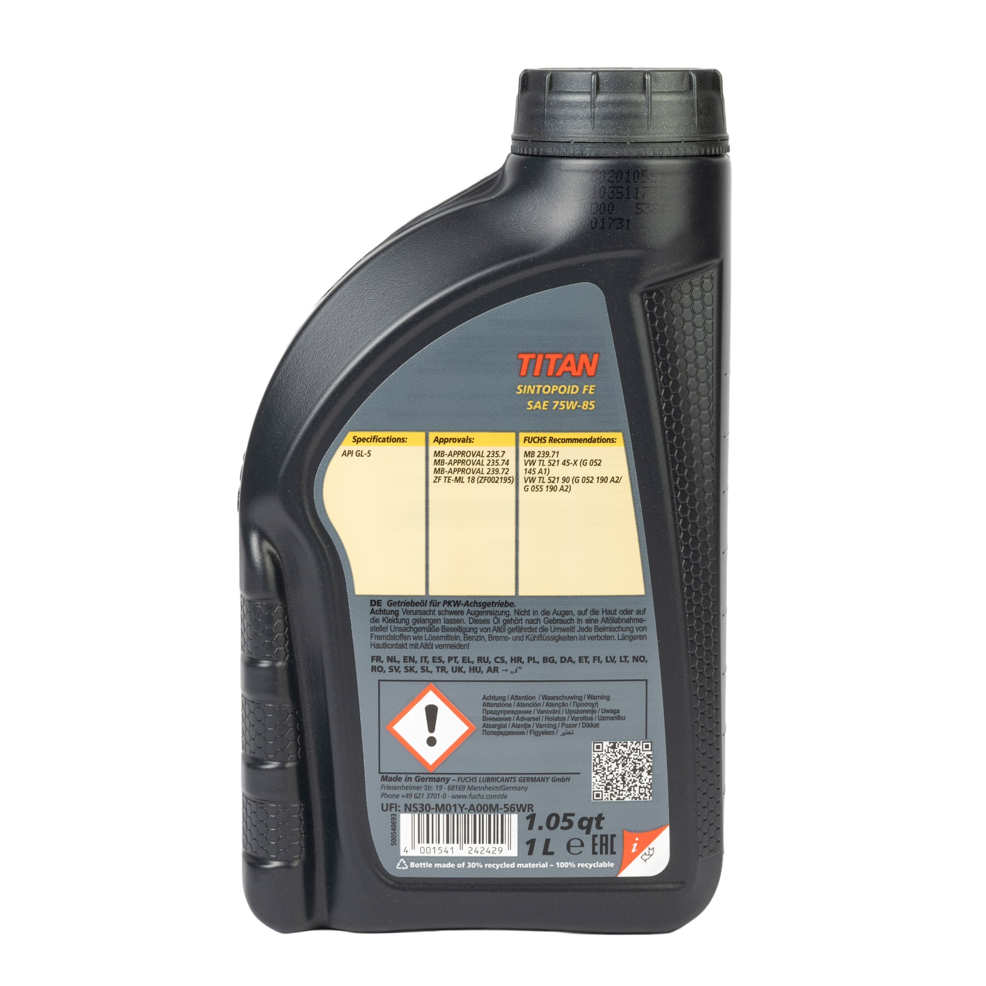 Fuchs Titan Sintopoid Fe 75W-85 1L