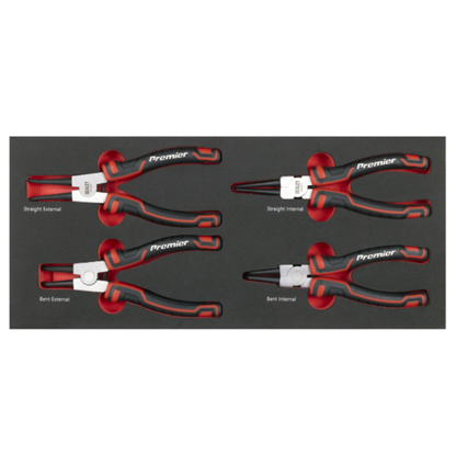 Premier Circlip Pliers Set with Tool Tray 4pc