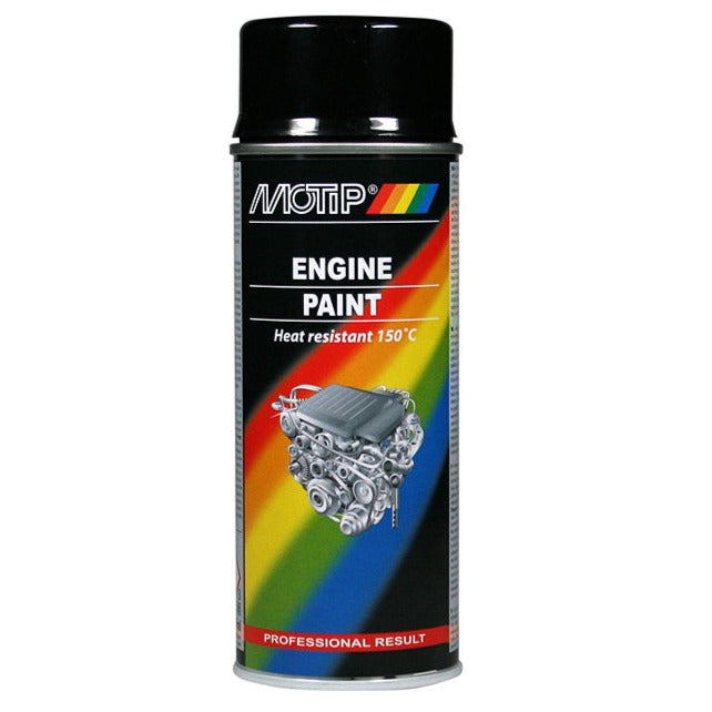 Motip Engine Paint Gloss Black 400ml