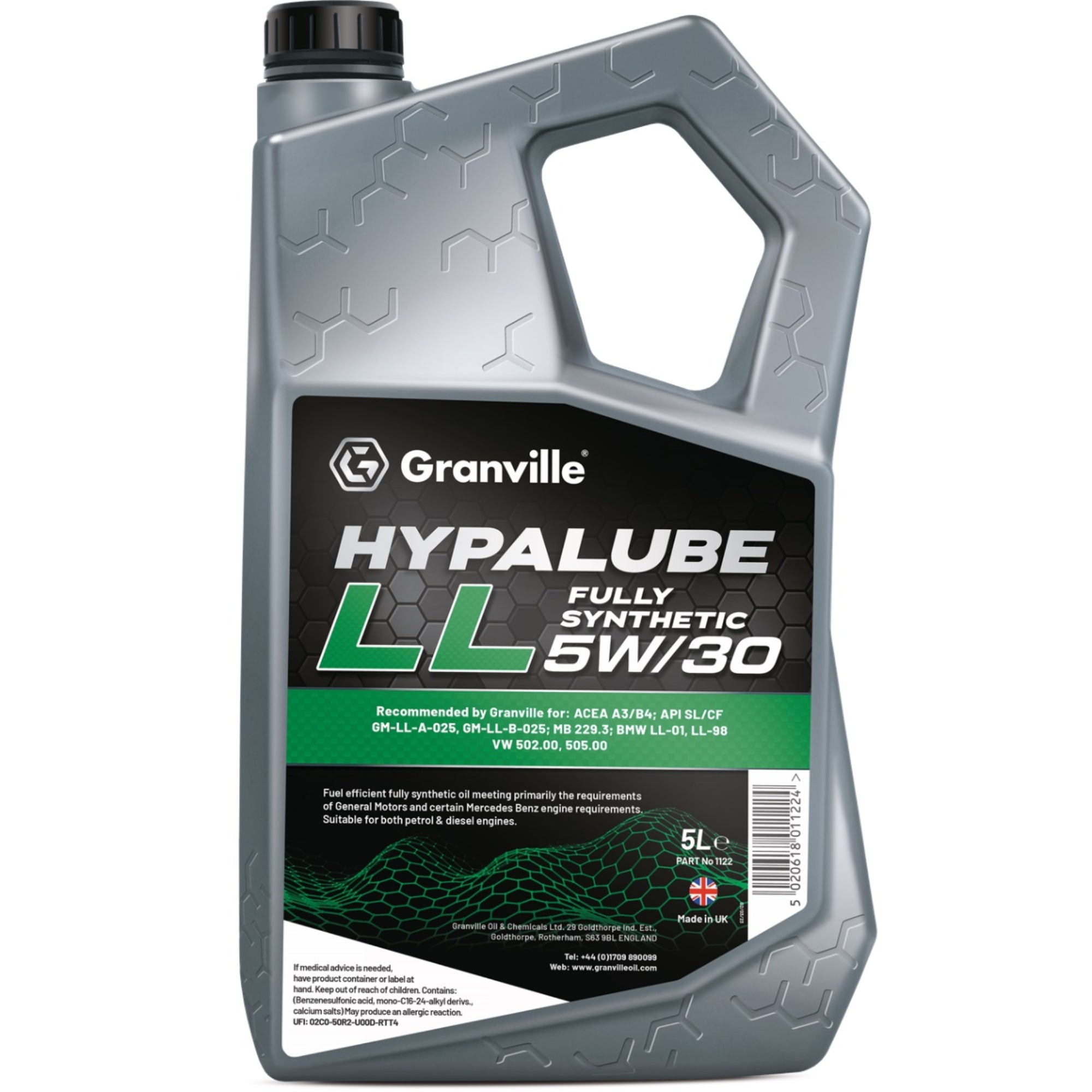 Granville Engine Oil 5W-30 Hypalube LL FS 5L