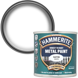 Hammerite Direct to Rust Metal Paint - Satin White 250ml