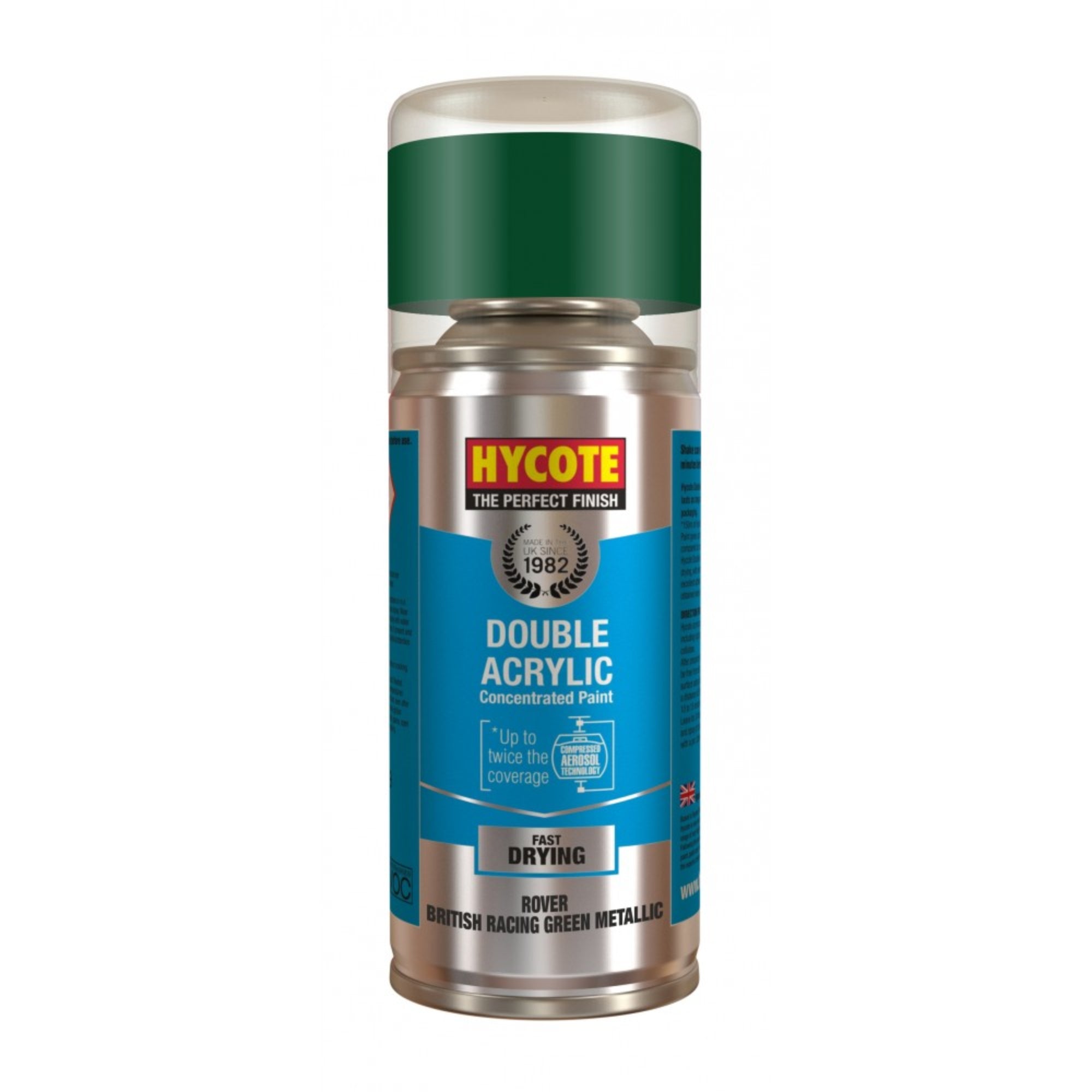 Hycote ROVER British Racing Green Metallic Spray Paint 150ml
