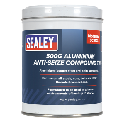 Sealey Aluminium Anti-Seize Compound Tin 500g