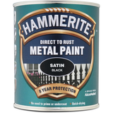 Hammerite Direct to Rust Metal Paint - Satin Black 750ml