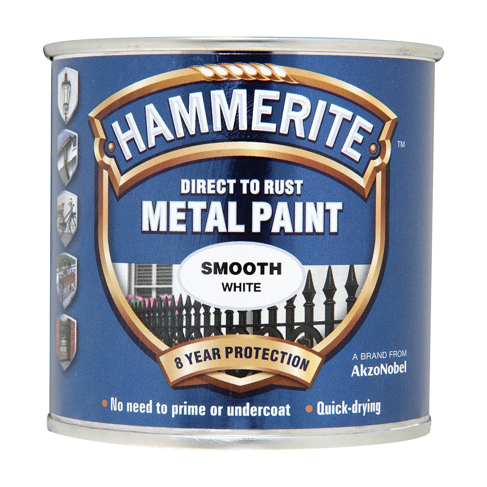 Hammerite Direct to Rust Metal Paint Smooth 250ml