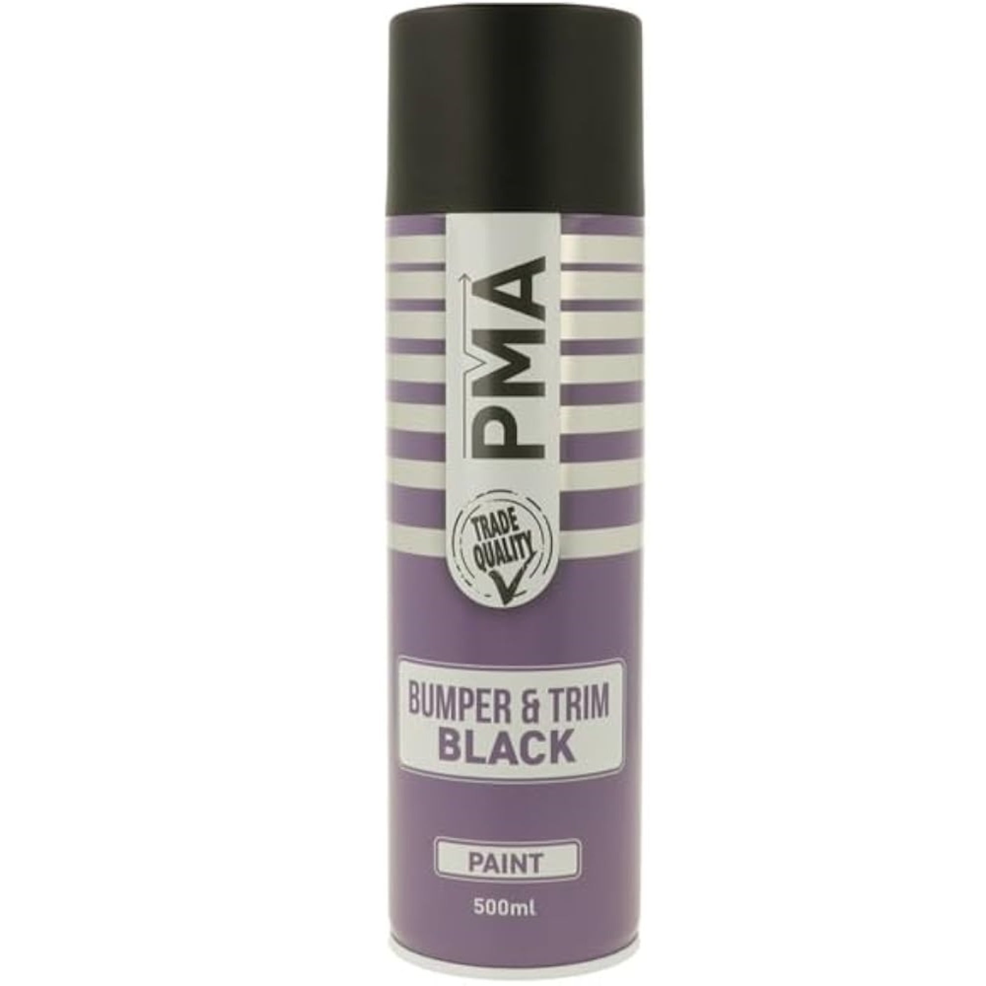 PMA Bumper & Trim Paint Black Aerosol 500ml