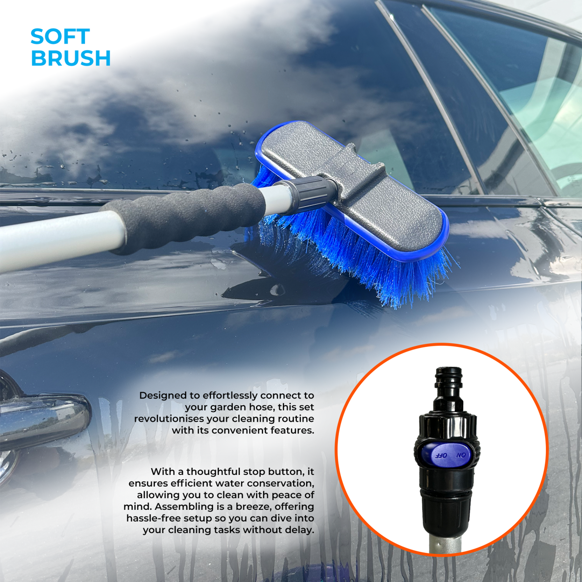 Simply Auto 3-1 Washbrush Set