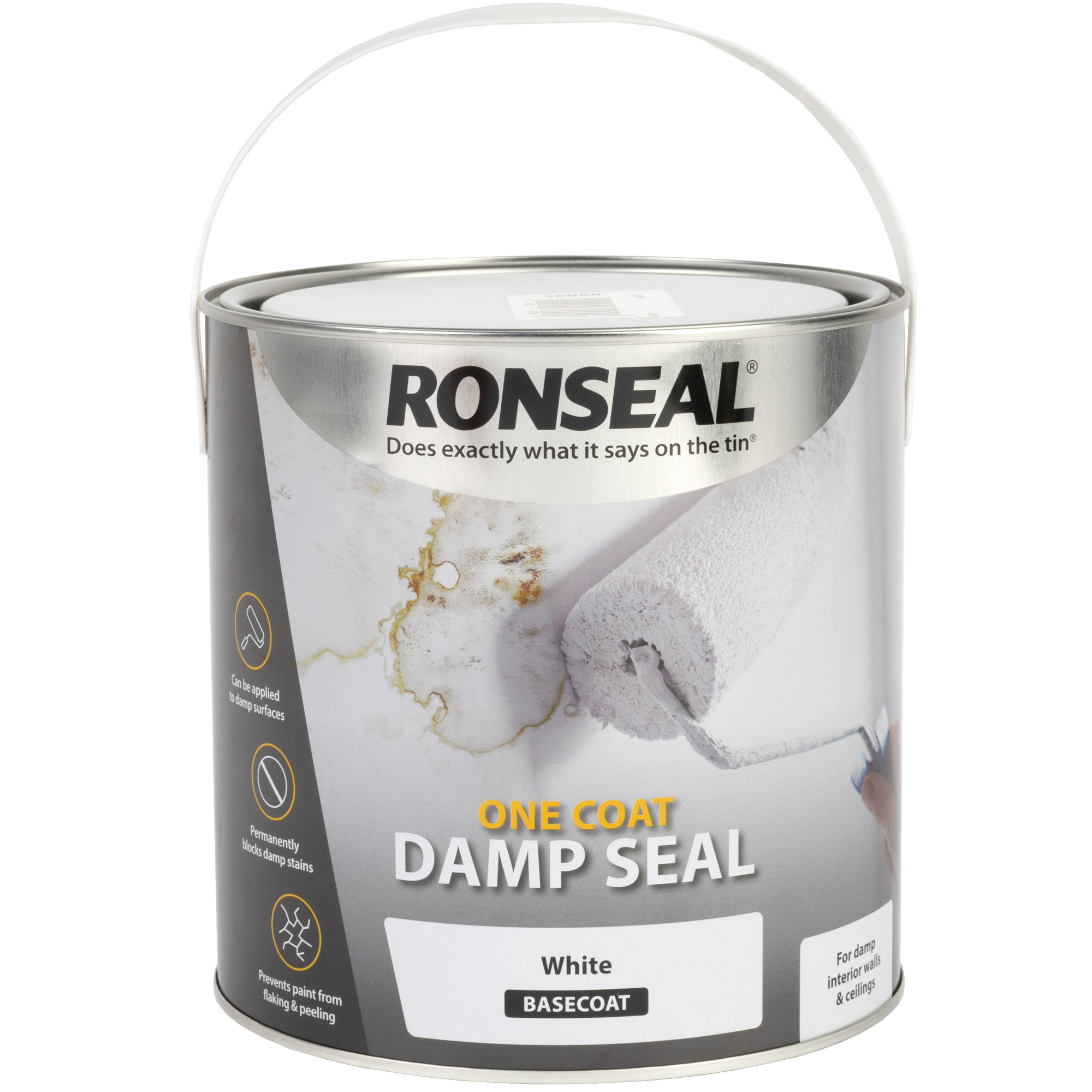 RONSEAL One Coat Damp Seal White 2.5 Litre