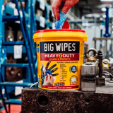 Big Wipes Heavy-Duty Pro+ 240 Wipes Bucket (Red Top)