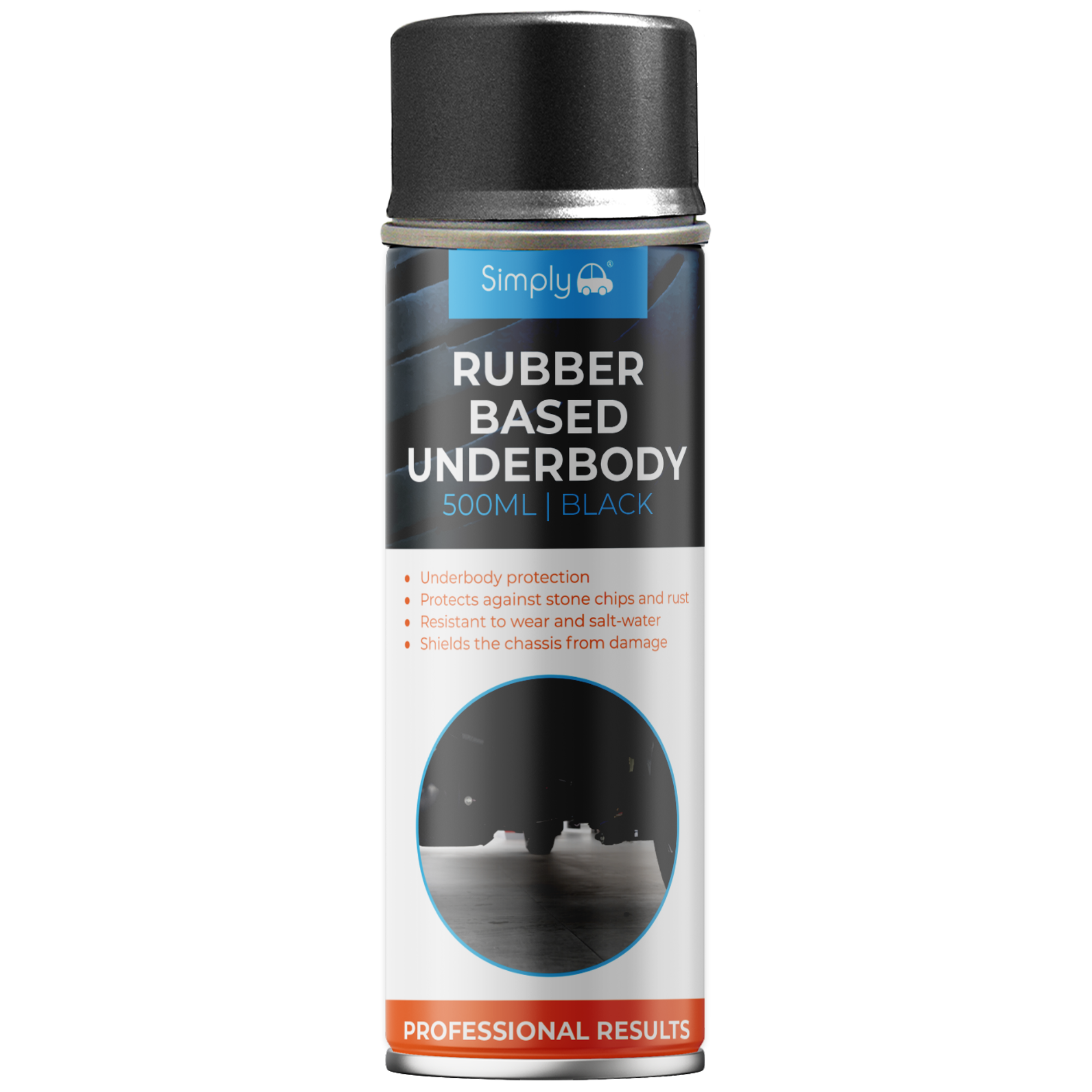 SIMPLY AUTO BLACK UNDERBODY SPRAY 500ml