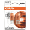 Osram 501A WY5W Amber 12V 5W Side & Tail Light Bulbs (Twin Blister)