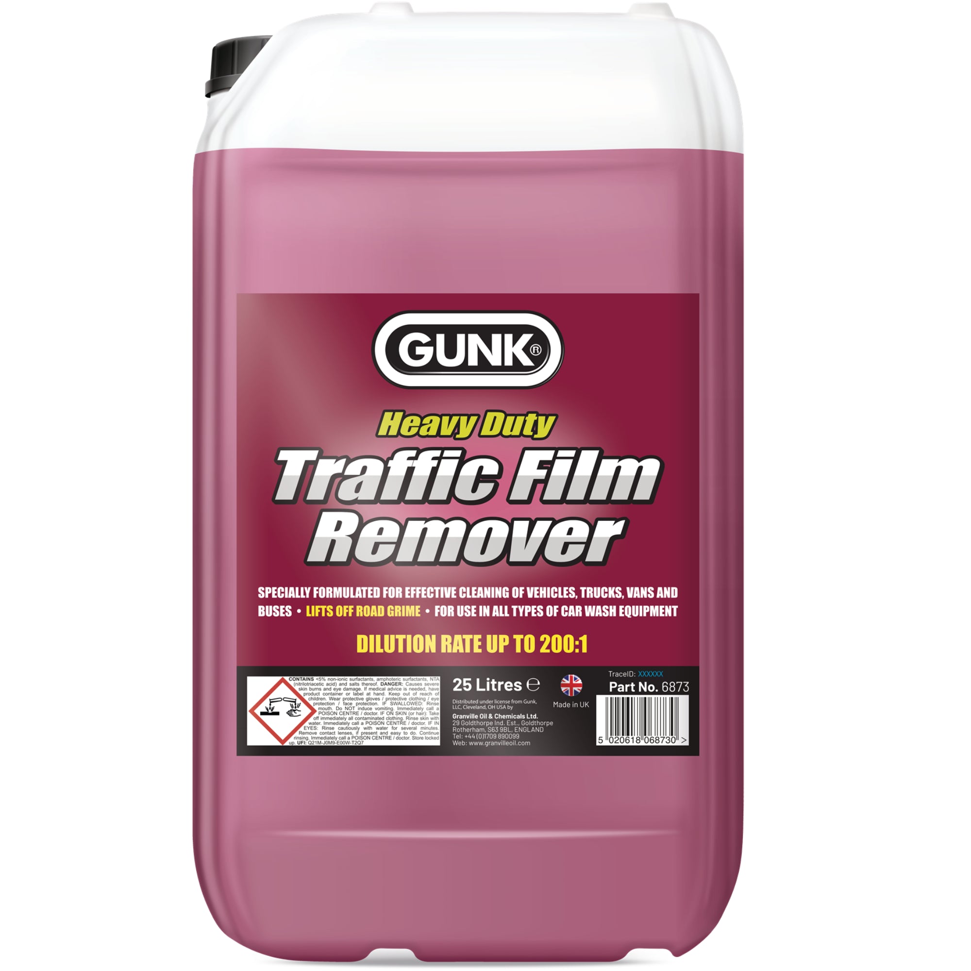 Granville Gunk Traffic Film Remover 200:1 25L