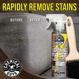 Carpet and upholstery cleaner 16 fl. oz., fast stain removal, Chemical Guys.