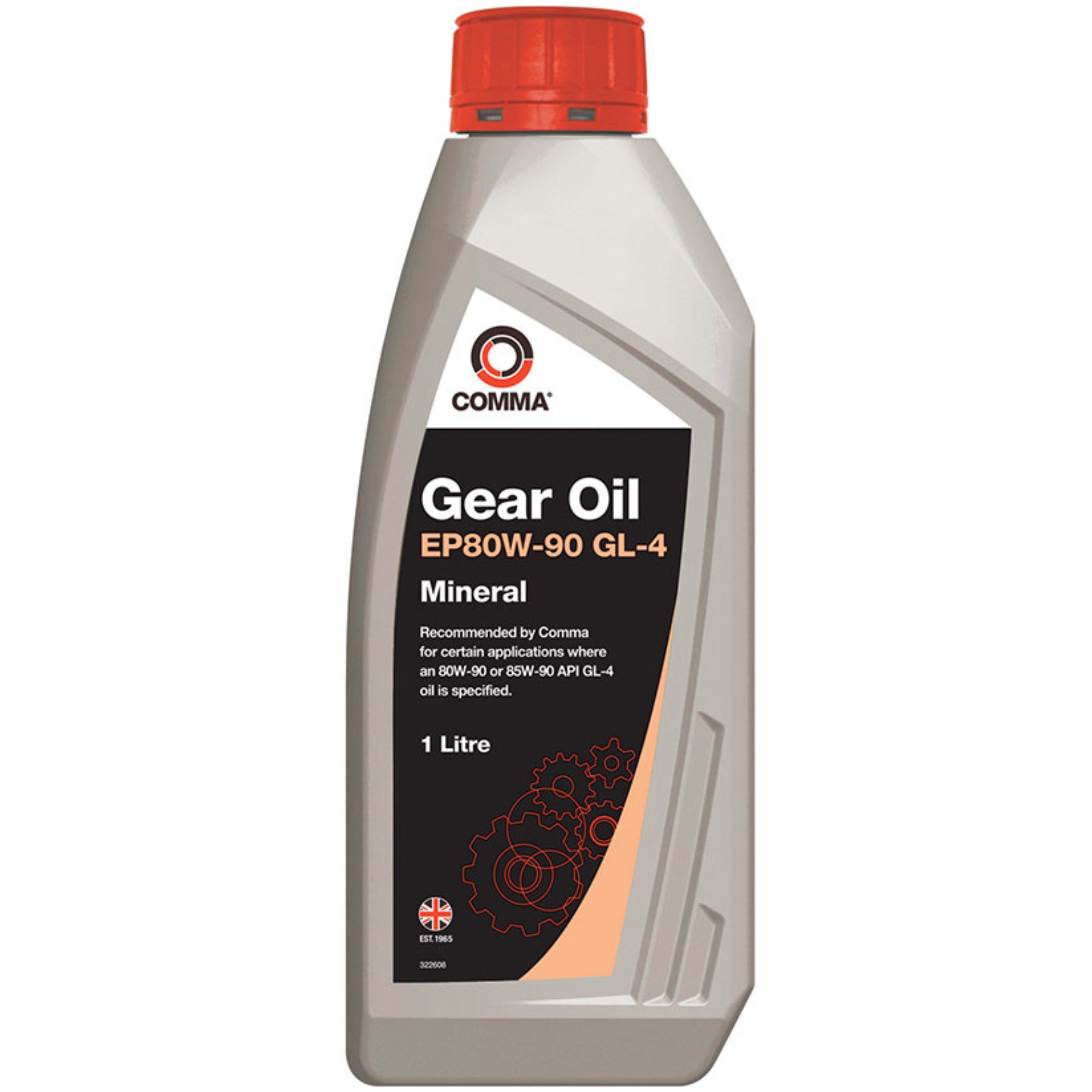 Comma Gear Oil EP80W-90 GL-4 - 1 Litre
