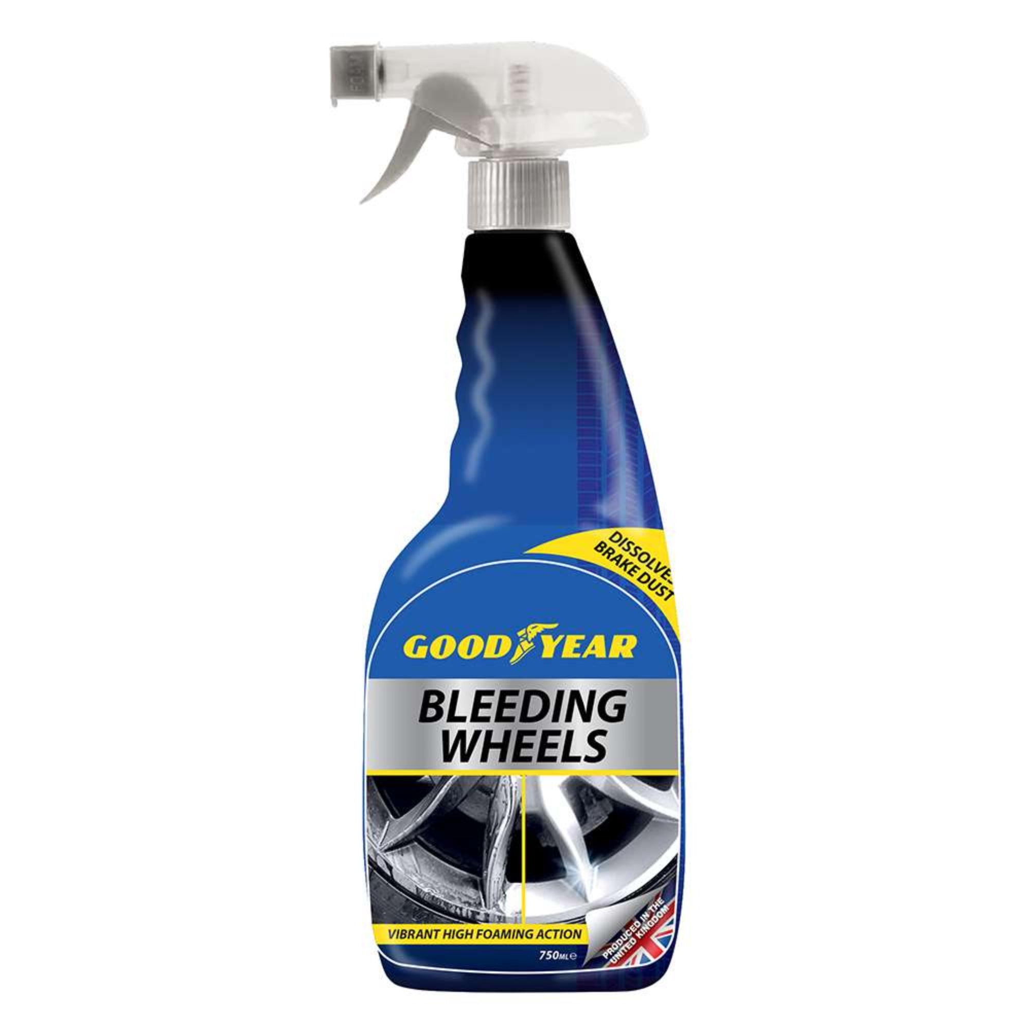 Goodyear Car Bleeding Wheels Dust Removal Cleaning Clearer Foam Spray 750ml