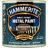 Hammerite Direct to Rust Metal Paint - Hammered Copper 250ml
