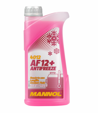 Mannol Af12+ Antifreeze (-40°C) Ready-For-Use 1L