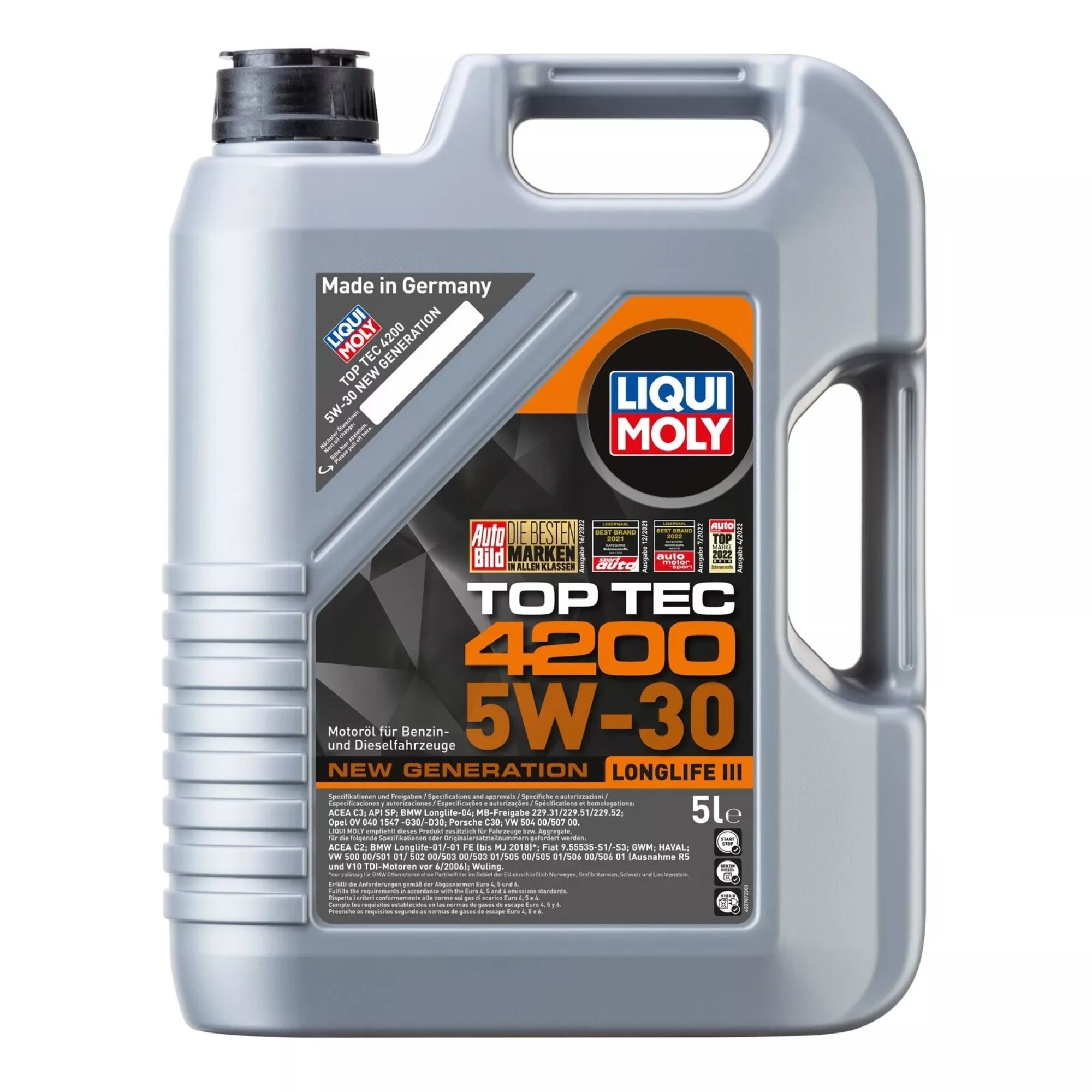 Liqui Moly Engine Oil 5W-30 Top Tec 4200 5L