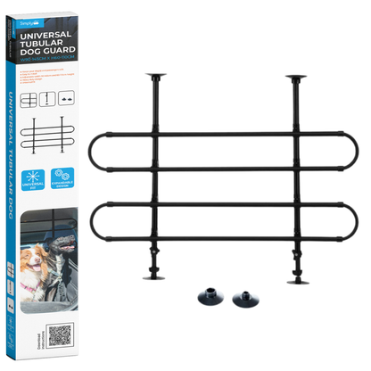 Simply Auto Universal Tubular Dog GuardAdjustable Safety Barrier Easy Install