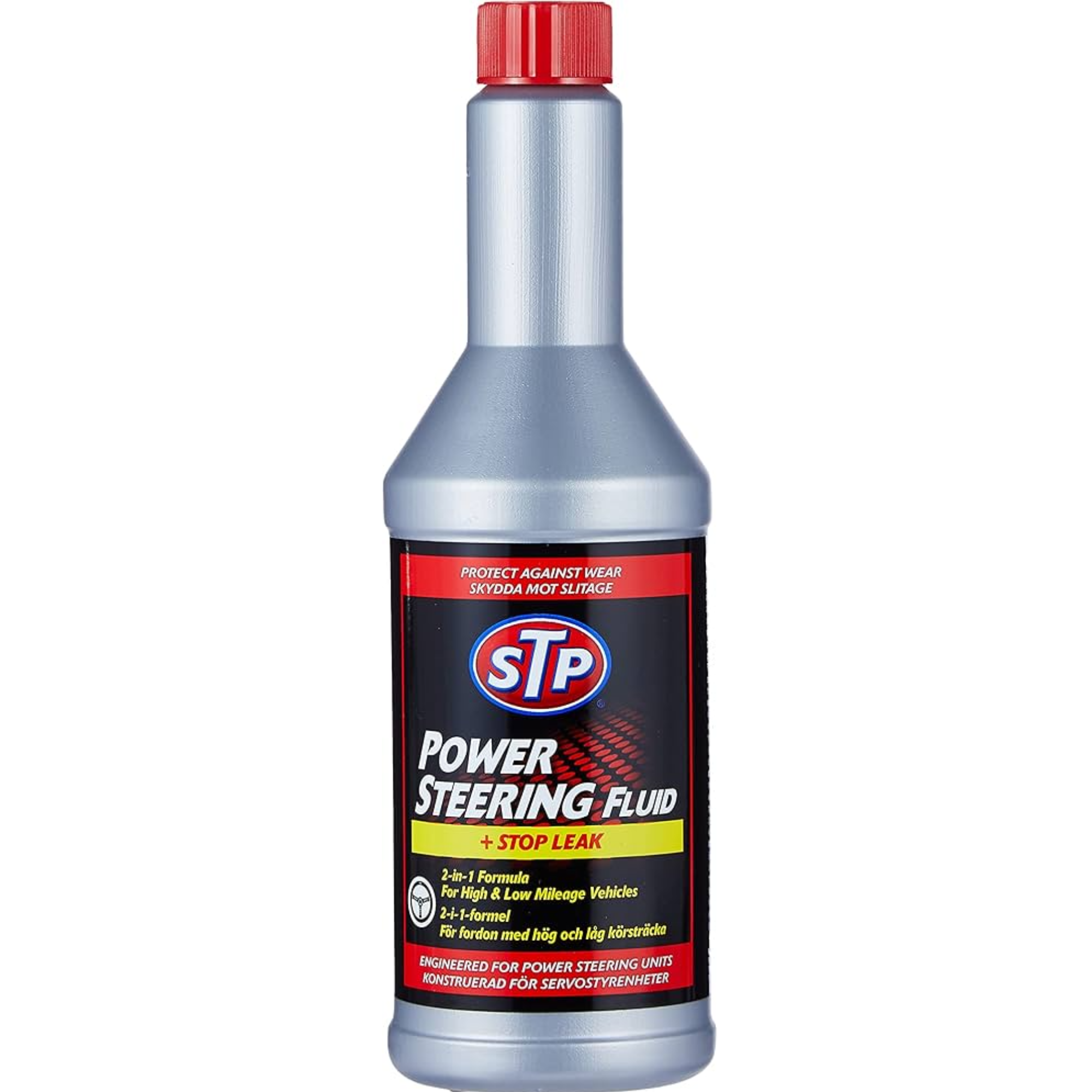 STP 950ml Power Steering Fluid with Stop Leak