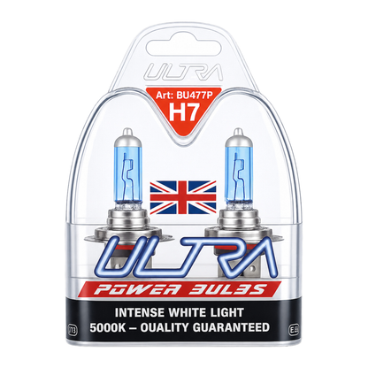 Ultra H7 12v 55w 5000K Xenon Power Bulbs