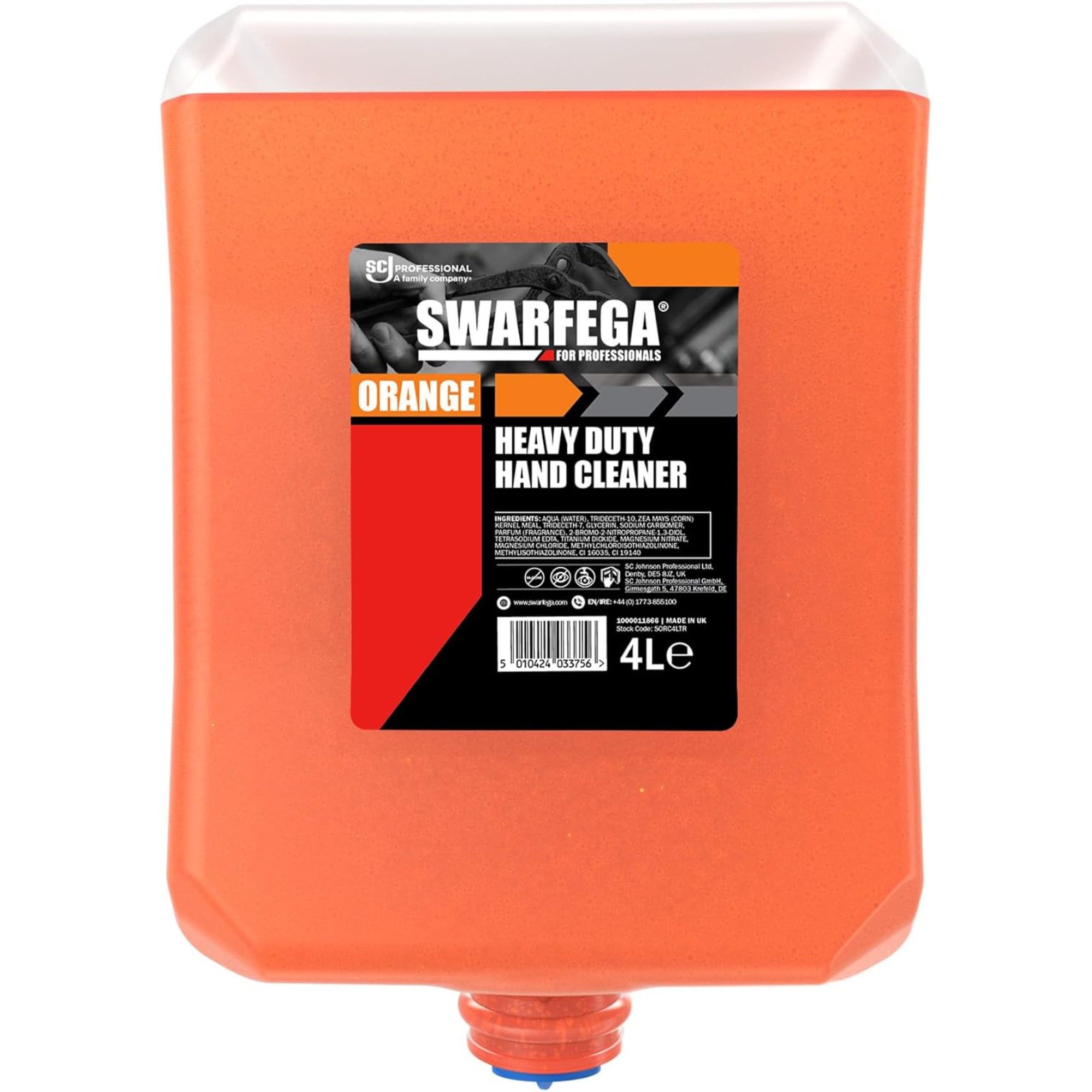 Swarfega Orange hand cleaner 4ltr cartridge